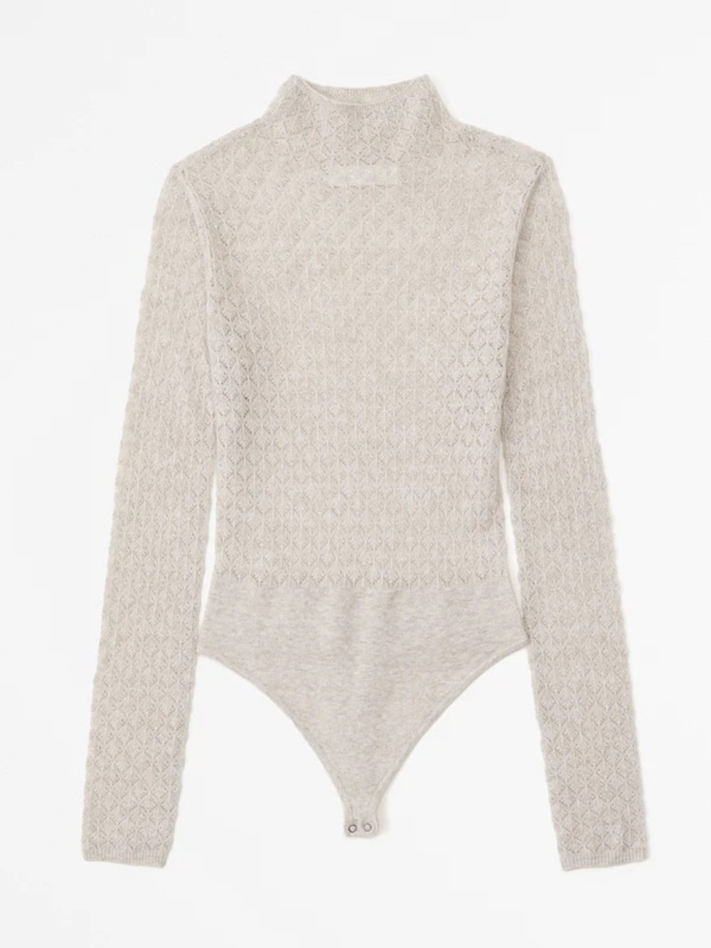 Abercrombie Merino Wool-Blend Pointelle Bodysuit